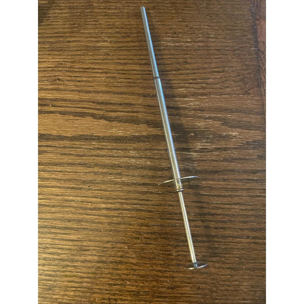 Vintage CHROME PLATED MECHANICAL SPRING LOADED 9" PICKLE OLIVE PICKER
